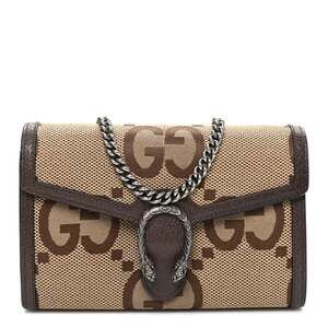 Gucci Jumbo Gg Textured Dollar Calfskin #244617G12B